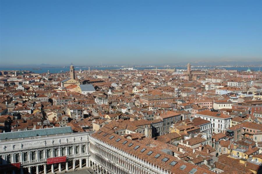 Venedig Campanile Ausblick Bild 1000