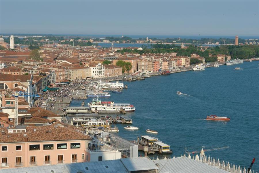 Venedig Campanile Ausblick Bild 6900