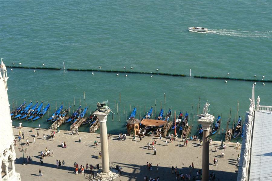 Venedig Campanile Ausblick Bild 7400