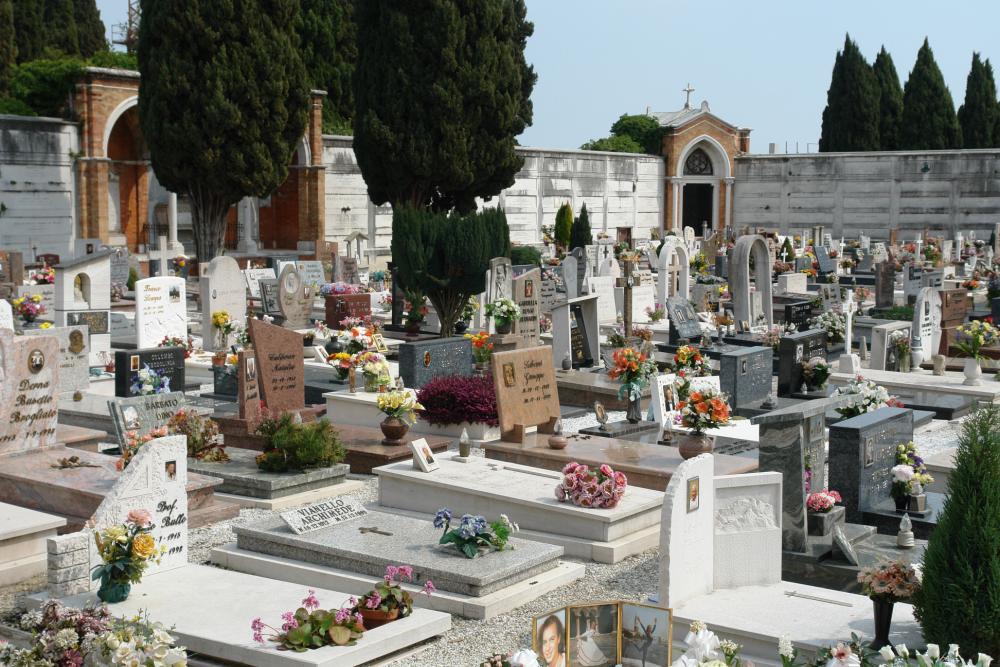 Venedig Friedhof Bild 1400