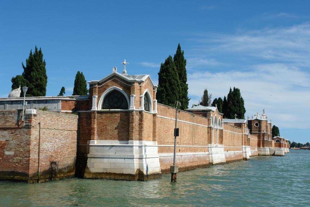 Venedig Friedhof Bild 7400