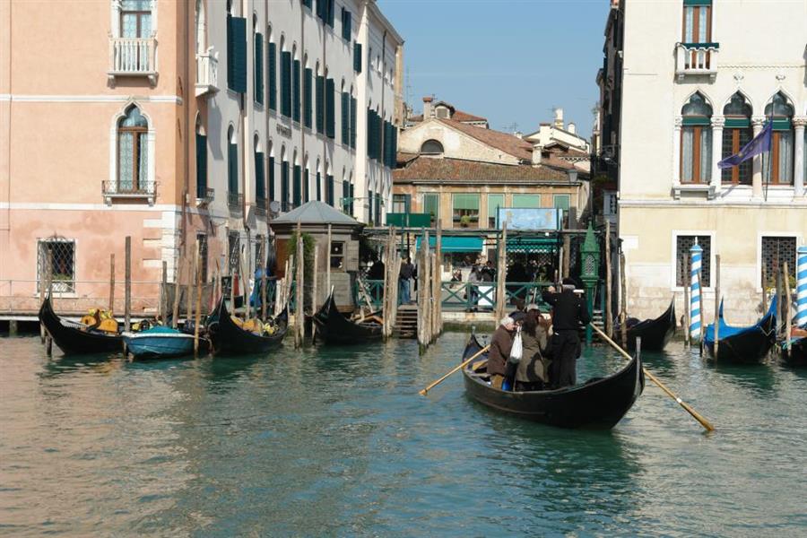 Venedig Gondel Bild 12600
