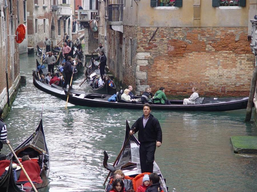 Venedig Gondel Bild 14500