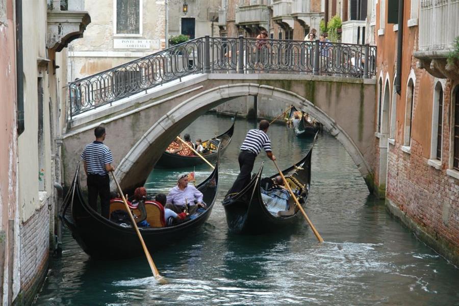 Venedig Gondel Route Bild 6000