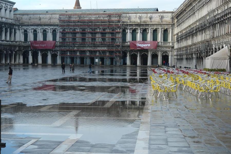 Venedig Hochwasser Bild 2400