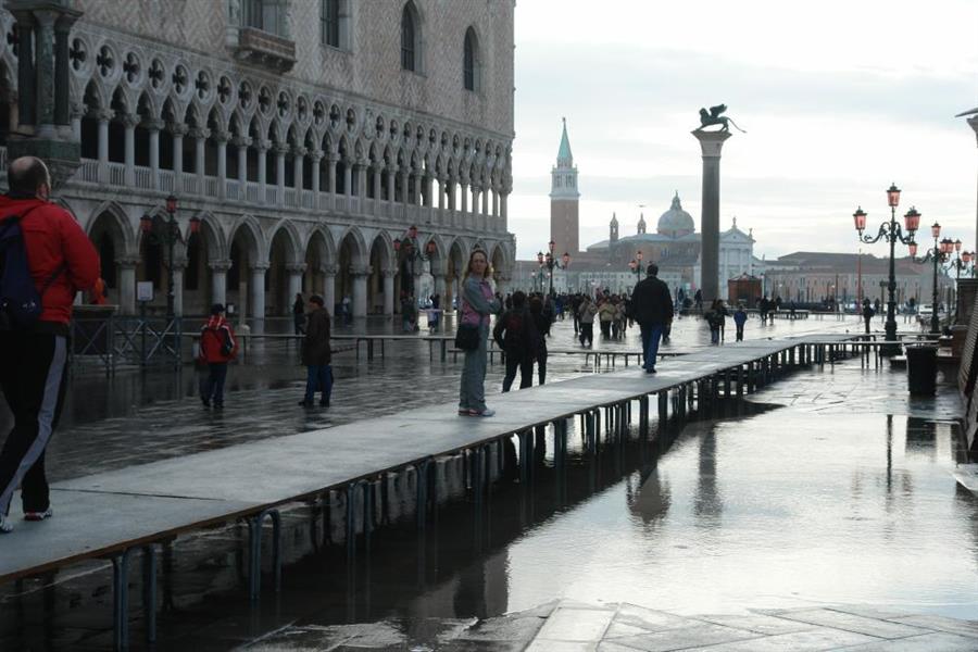 Venedig Hochwasser Bild 2700