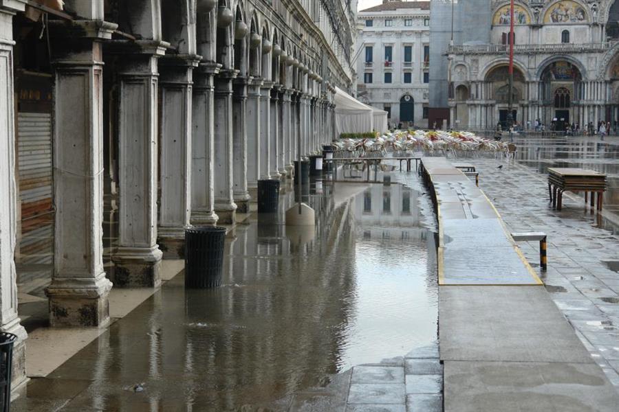 Venedig Hochwasser Bild 3700
