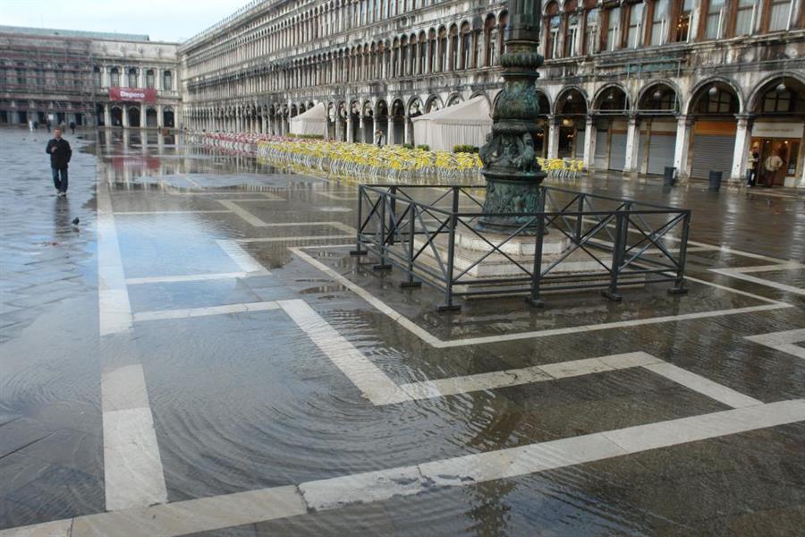Venedig Hochwasser Bild 4300
