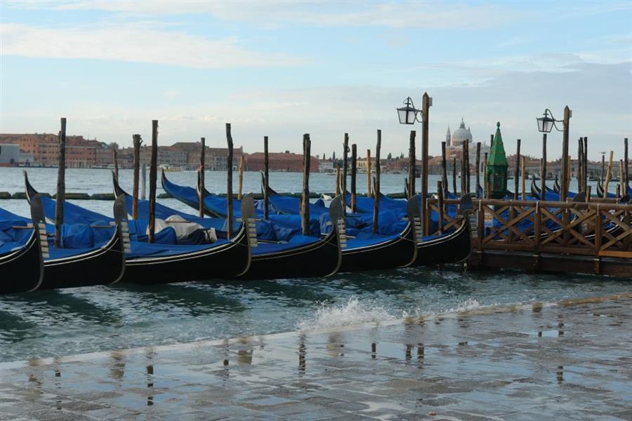 Venedig Hochwasser Bild 4500