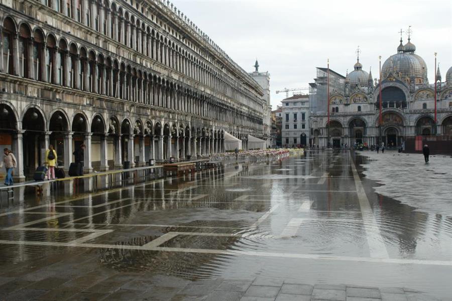 Venedig Hochwasser Bild 4700