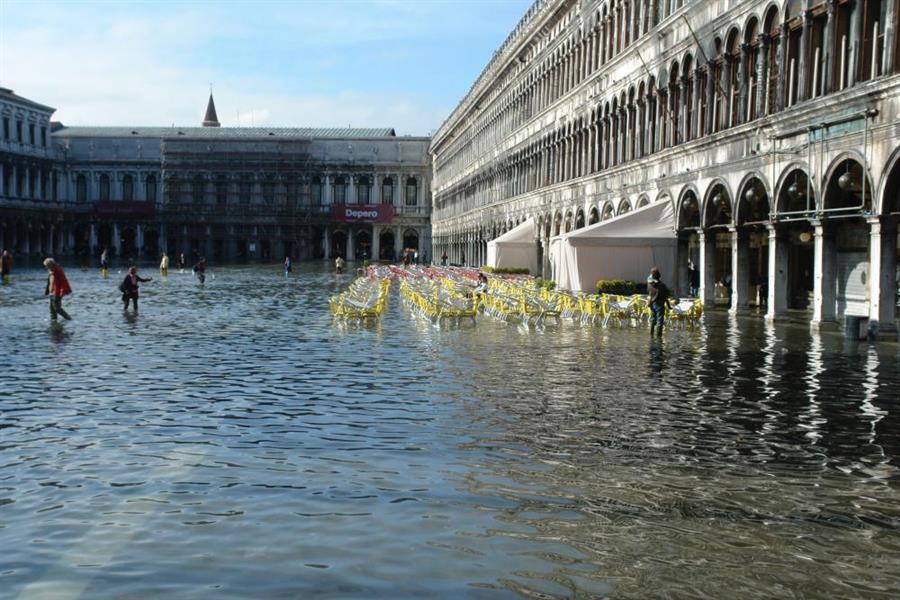 Venedig Hochwasser Bild 5900