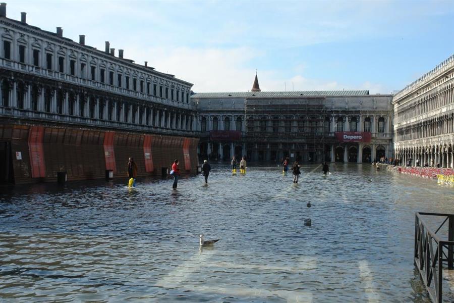 Venedig Hochwasser Bild 6000