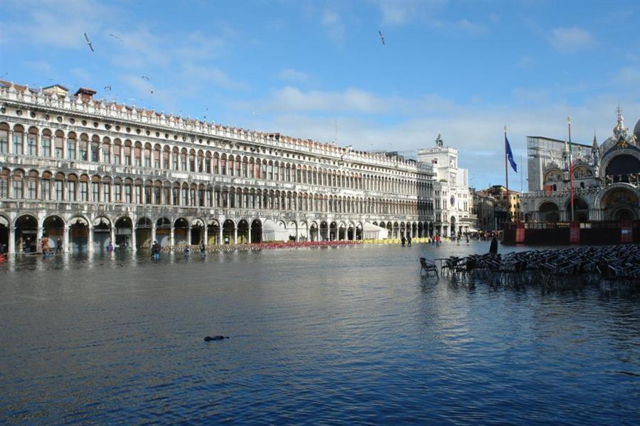 Venedig Hochwasser Bild 7100