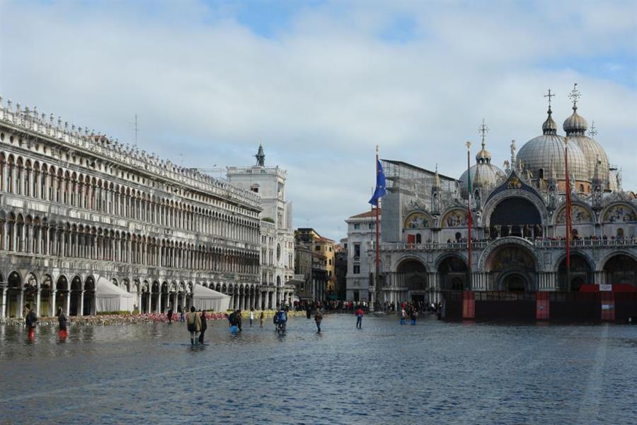 Venedig Hochwasser Bild 7400