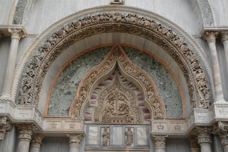 Venedig Markuskirche Detail Bild 1600