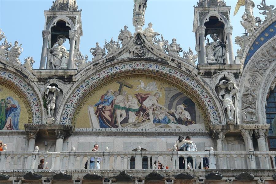 Venedig Markuskirche Detail Bild 2100