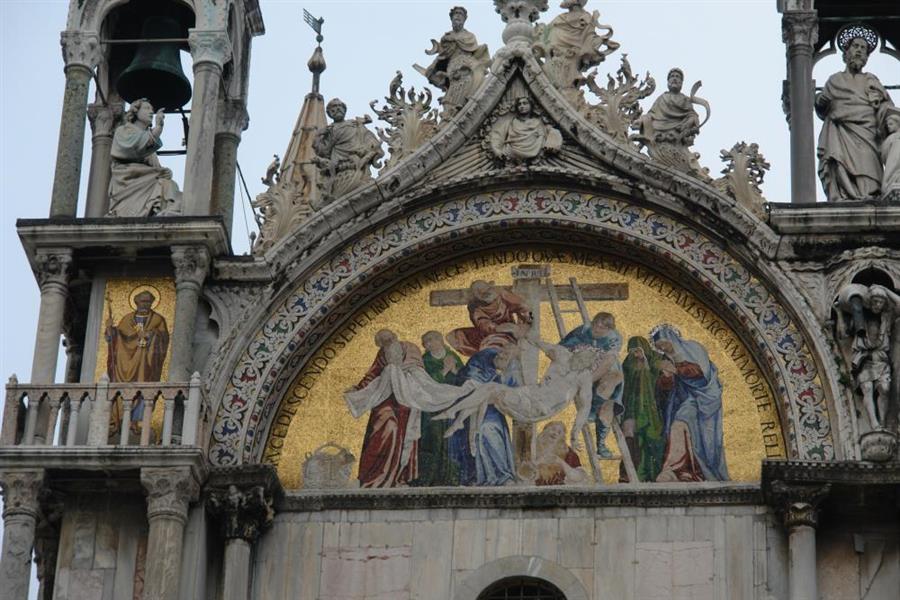Venedig Markuskirche Detail Bild 500