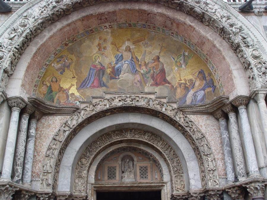 Venedig Markuskirche Detail Bild 6000
