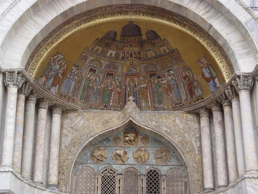 Venedig Markuskirche Detail Bild 6200