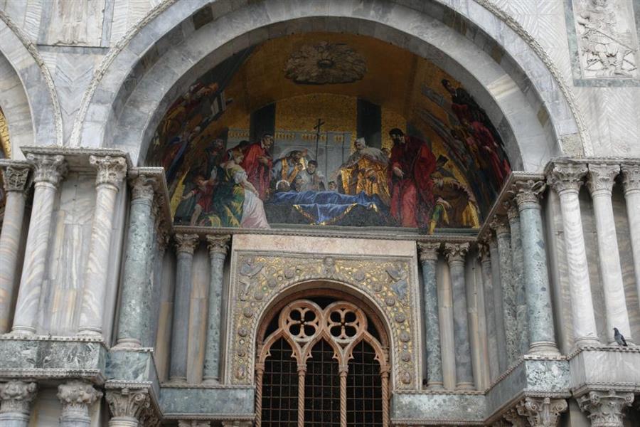Venedig Markuskirche Detail Bild 800